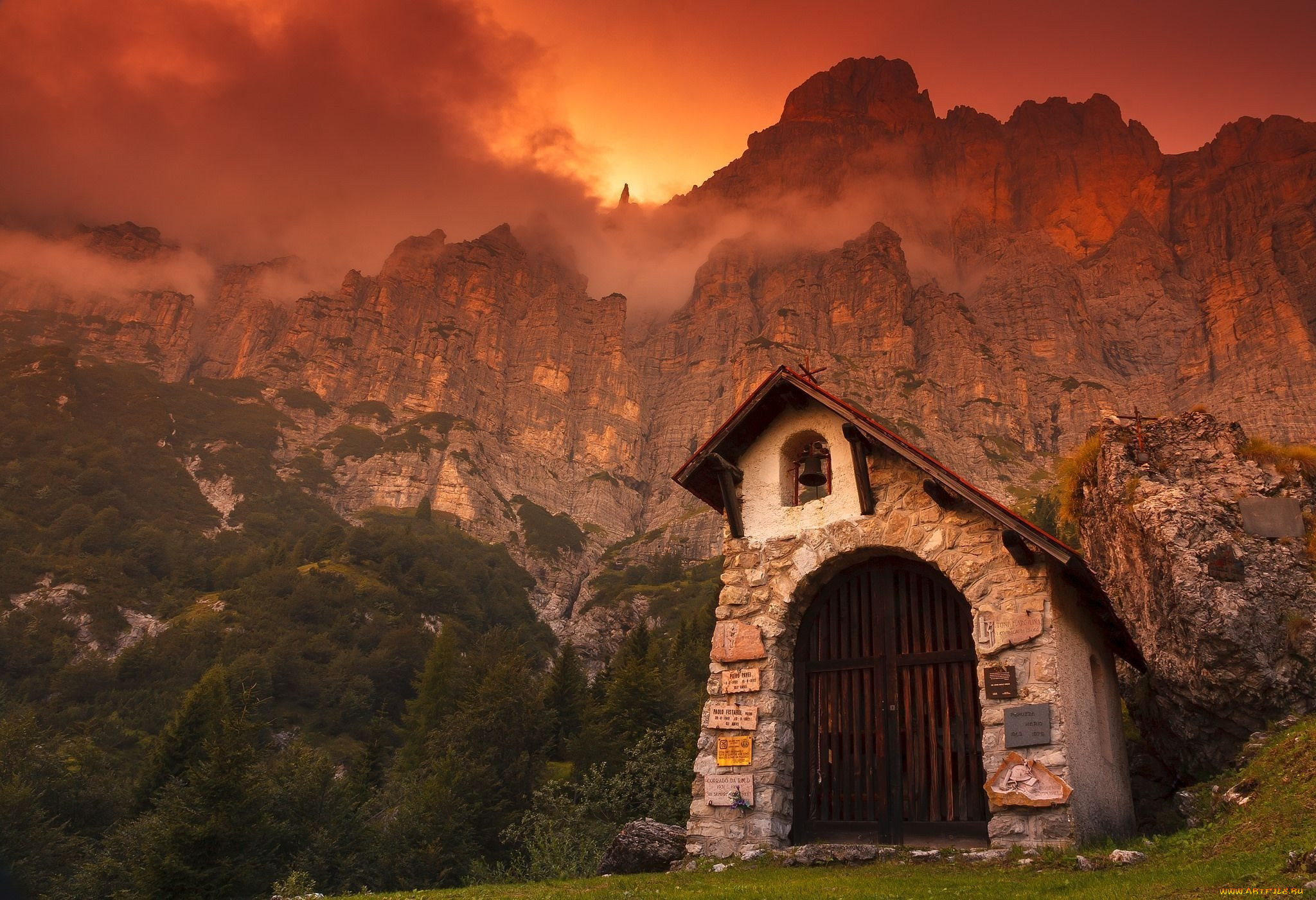 lagazuoi in the dolomite mountains, , -  ,  ,  , lagazuoi, in, the, dolomite, mountains